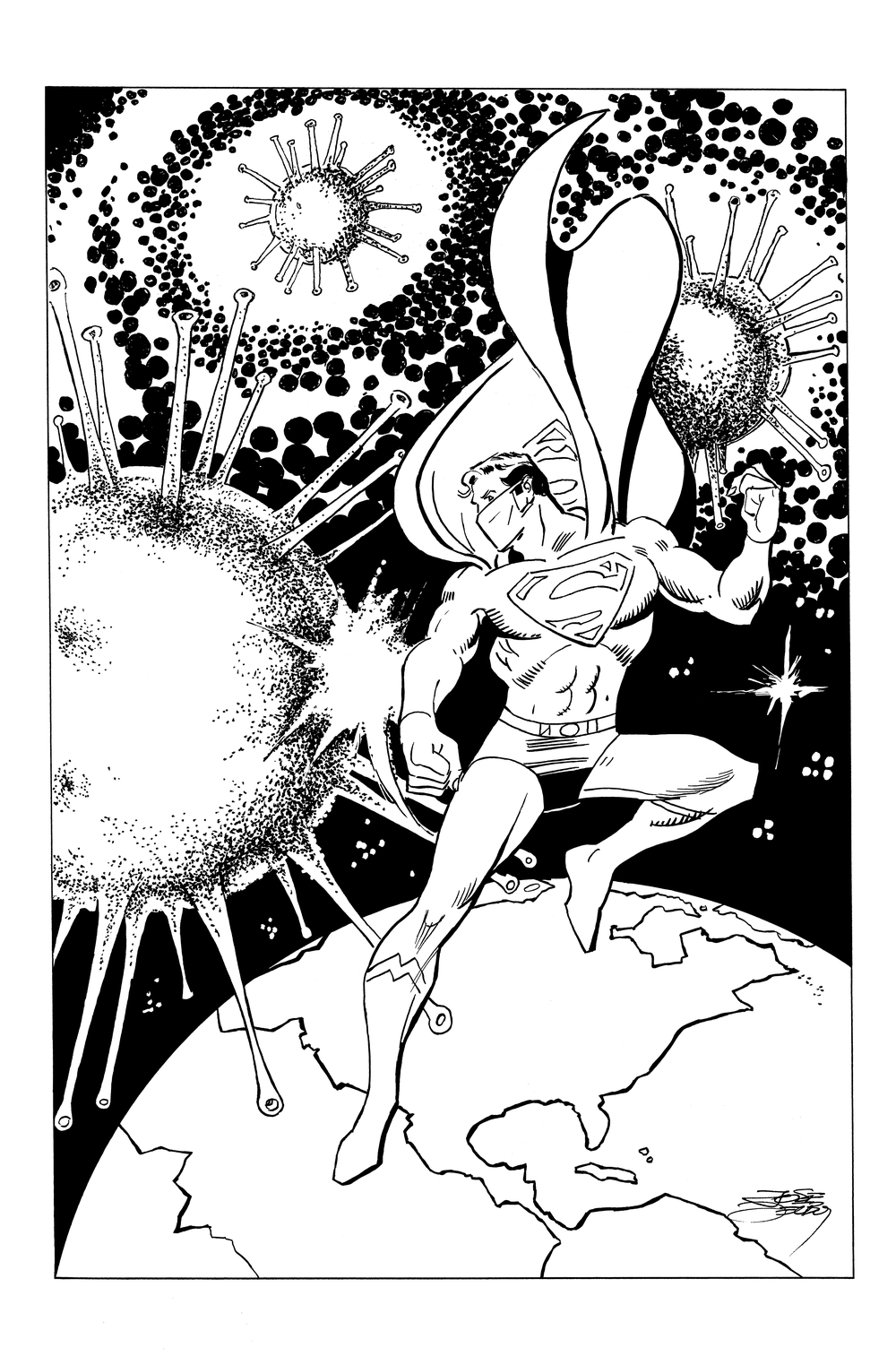 Jose Delbo - Makersplace v2 - The Last Son of Krypton Fights for Humankind - NFT # 26269