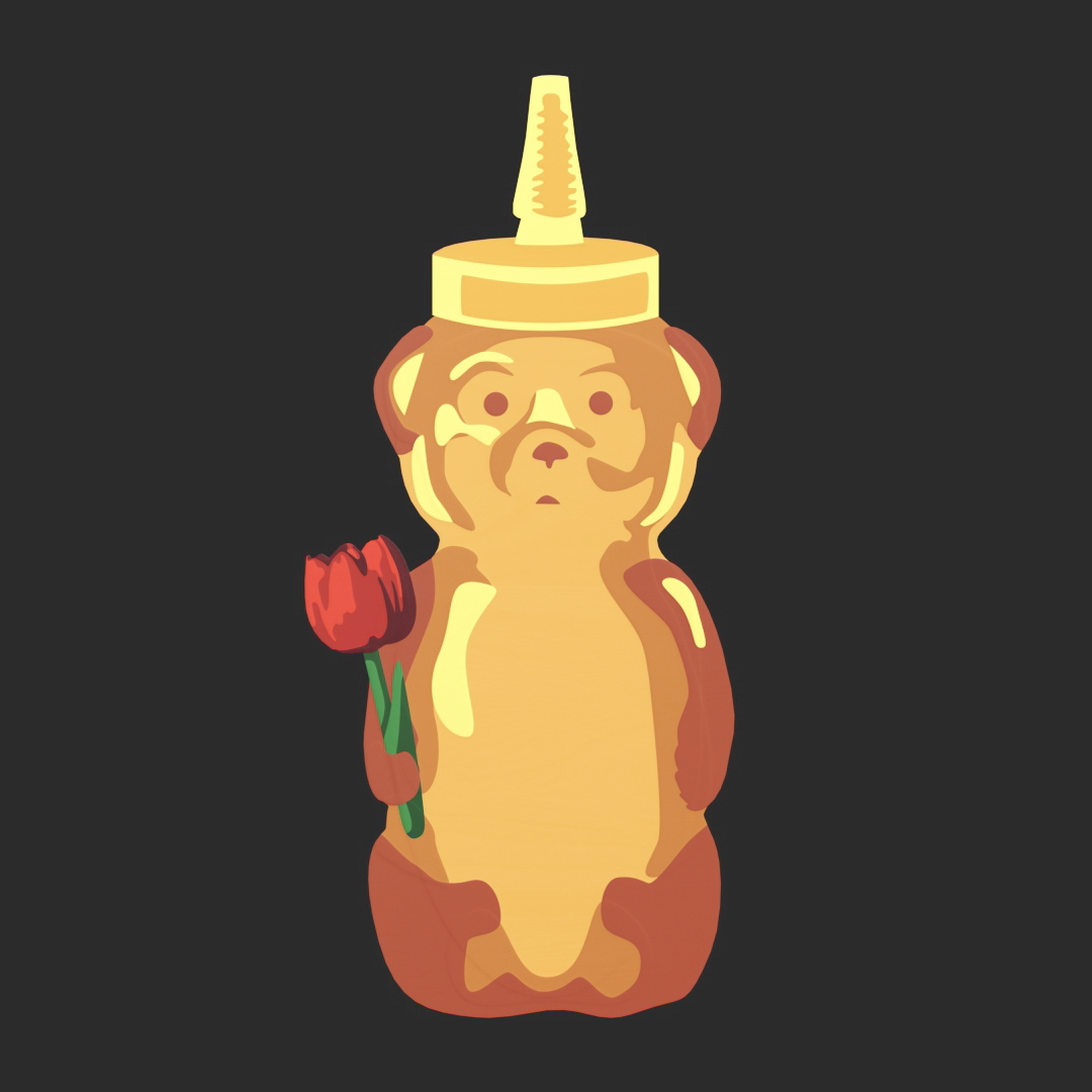 Red Tulip Bear