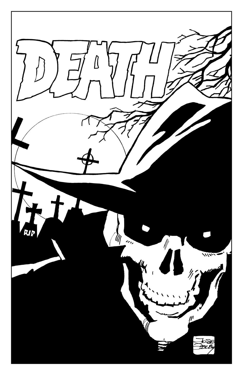 Jose Delbo - Makersplace v2 - Death - Original Cover Art - NFT # 66984