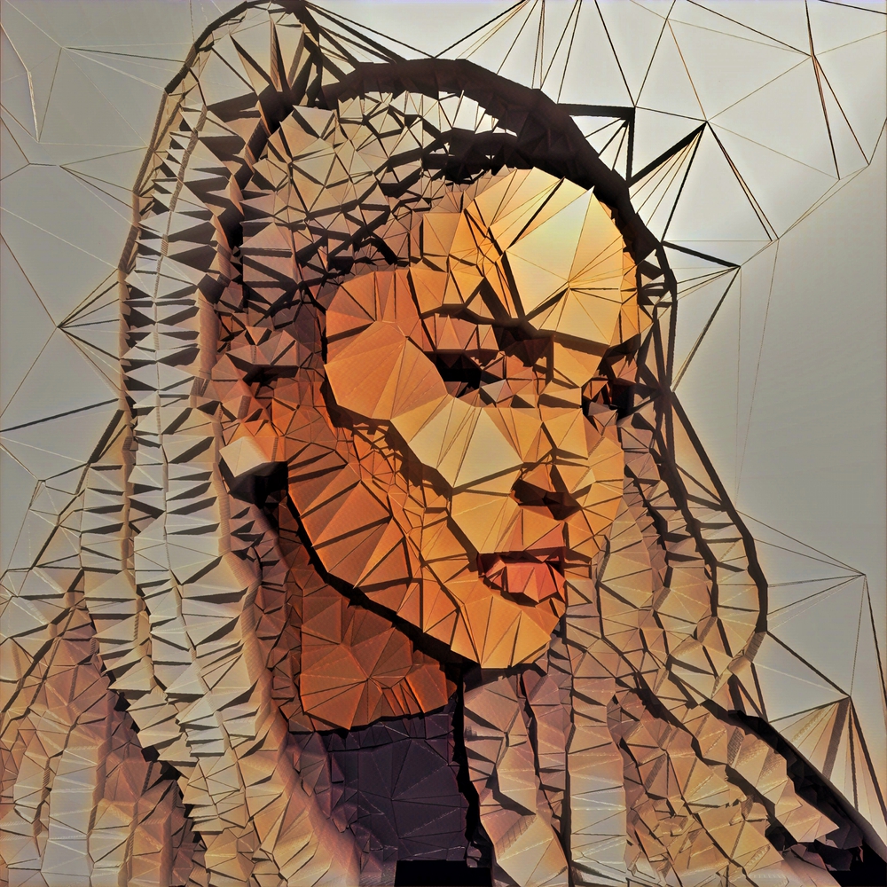 Study for a portrait of Ariana Grande