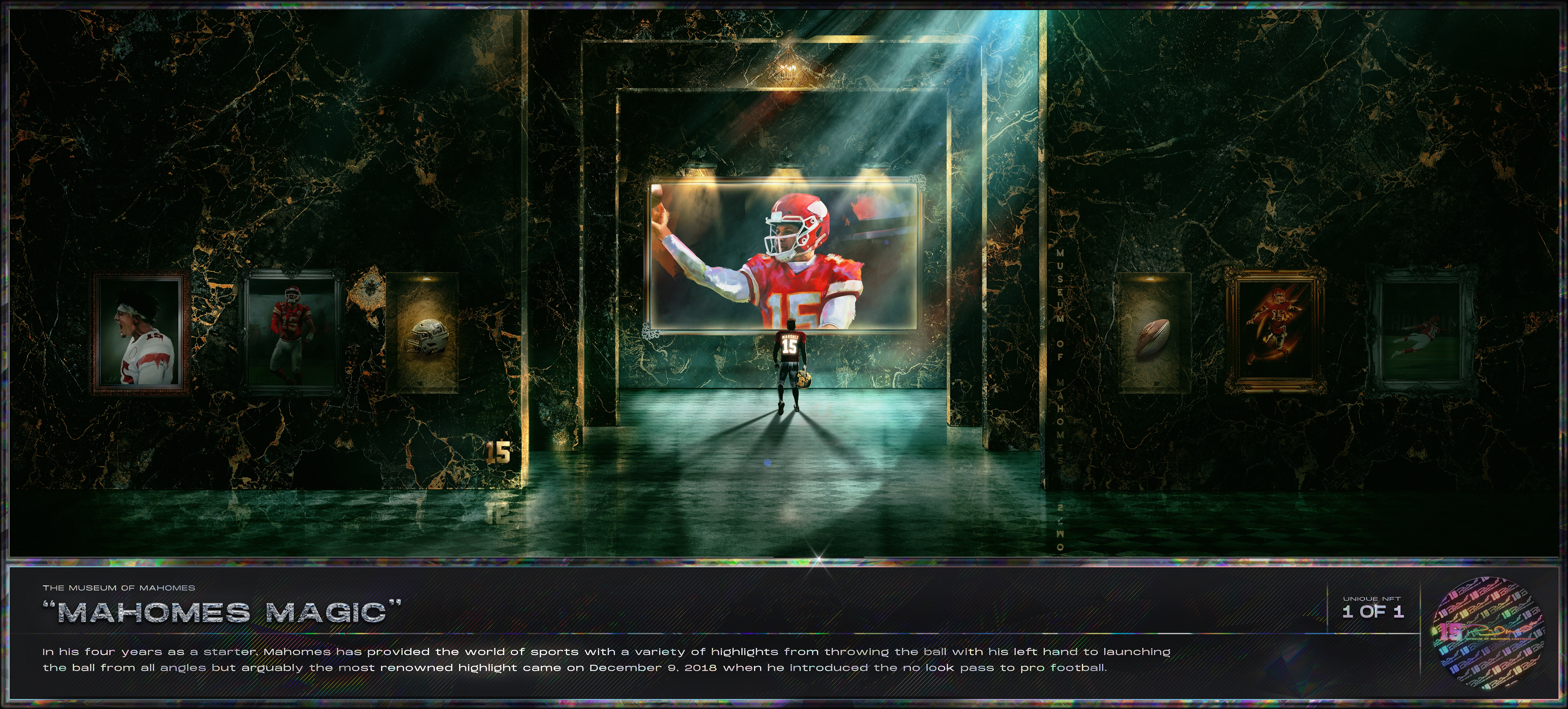Patrick Mahomes - Makersplace v2 - Mahomes Magic - NFT # 48816