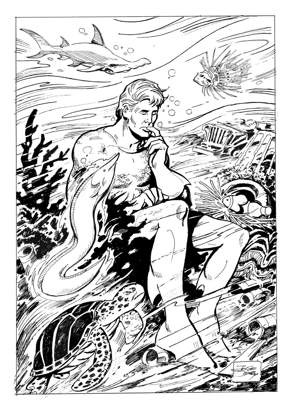 Jose Delbo - Makersplace v2 - The Battle Below Sea - NFT # 27557