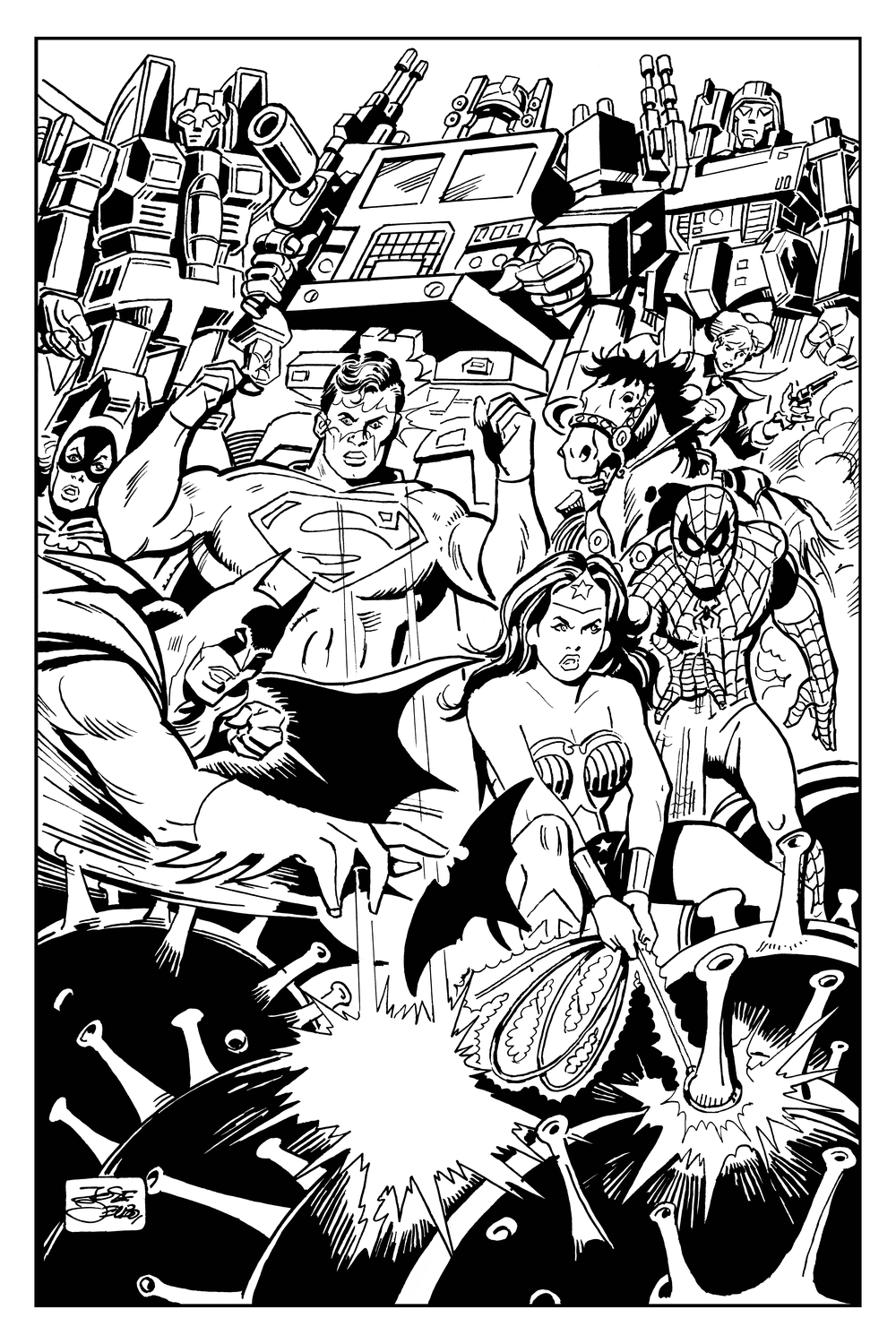 Jose Delbo - Makersplace v2 - The Great Battle For Mankind - NFT # 29503