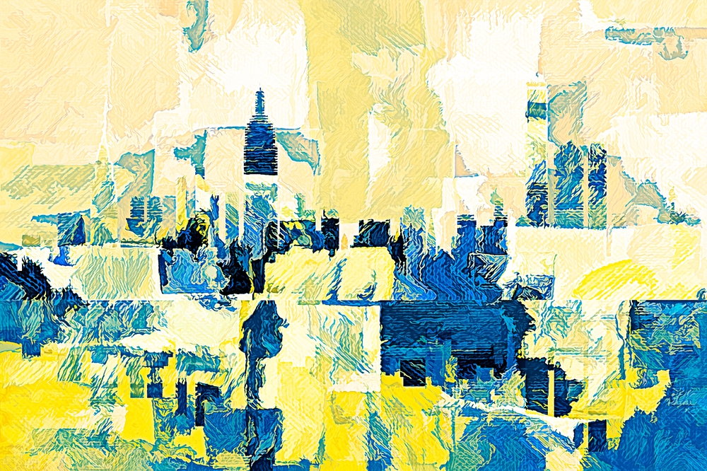Gogh City Painting