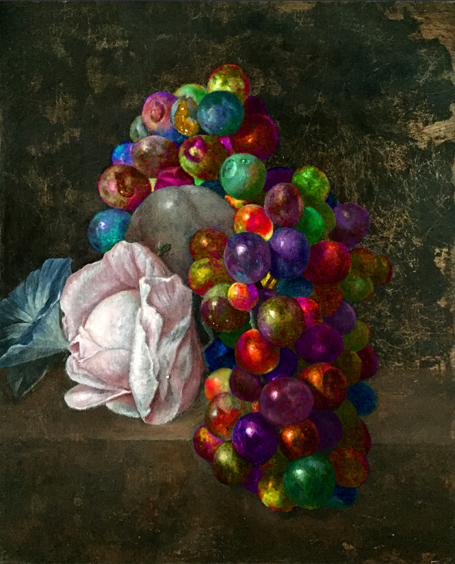 Grapes and Rose: Artist Proof