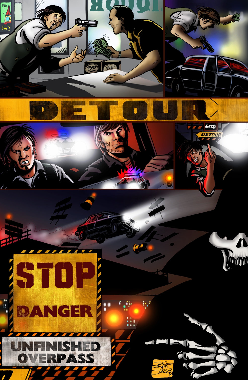 Jose Delbo - Makersplace v2 - Detour - Comic Edition - NFT # 67913